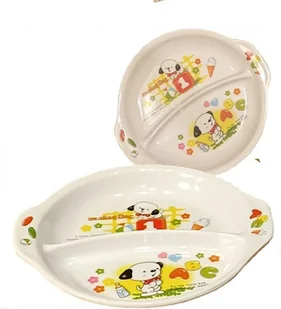 Talerzyk dzielony dla dzieci 19cm. ŁADNY - Miseczki i talerzyki dla dzieci - miniaturka - grafika 1