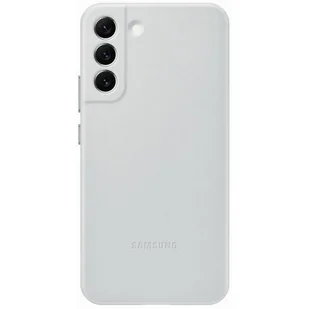 Samsung Etui Leather Cover do Galaxy S22+ EF-VS906LJEGWW Szary - Etui i futerały do telefonów - miniaturka - grafika 1