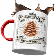 Kubki - Kubek Czerwony Dla Róży Żony Przyjaciółki Prezent z Nadrukiem ze Zdjęciem + Opakowanie na prezent (wzór 03) - miniaturka - grafika 1