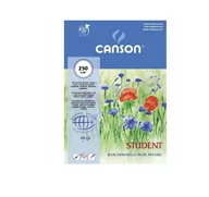 Podobrazia, bloki, papiery - Canson Blok do akwareli A3 250g. - biały - miniaturka - grafika 1