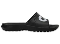 Klapki i japonki damskie - Crocs, Klapki damskie, Classic Graphic Slide, czarny, rozmiar 36 1/2 - miniaturka - grafika 1