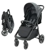 Wózki dziecięce - Smiki Twister wózek spacerowy szary - miniaturka - grafika 1