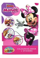 Kolorowanki, wyklejanki - Kolorowanka XXL Myszka Minnie 256 stron + 4 arkusze naklejek - miniaturka - grafika 1
