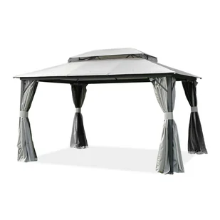 Pawilon do ogrodu z moskitierą i zasłonami VANCOUVER 3x4 Light Grey - Hardmaister - Pawilony ogrodowe Pawilon do ogrodu z moskitierą i zasłonami VANCOUVER 3x4 Light Grey - Hardmaister - Pawilony ogrodowe - miniaturka - grafika 1