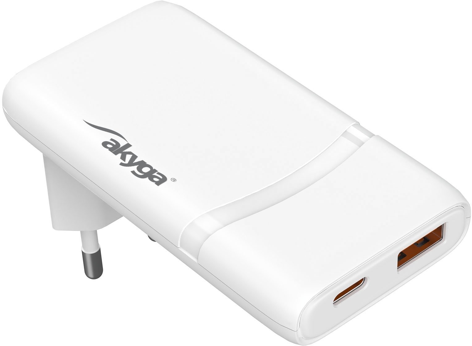 Akyga Ładowarka USB AK-CH-31 USB-A + USB-C PD 5-20V / max. 3.25A 65W Quick Charge 4+ GaN