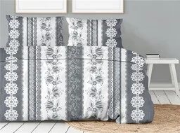 Greno Pościel bawełniana 140x200 Elegancka Bielbaw 23 - Pościel - miniaturka - grafika 1