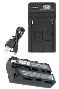 ZESTAW ŁADOWARKA DC-USB +AKUMULATOR NEWELL NP-F570 - Ładowarki i akumulatory - miniaturka - grafika 1