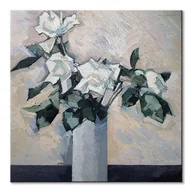 Obrazy i zdjęcia na płótnie - Pyramid Posters White Roses - obraz na płótnie 40x40 WDC95790 - miniaturka - grafika 1