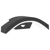 Lampy ogrodowe - vidaXL Zewnętrzny kinkiet LED z czujnikiem, czarny, odlewane aluminium - miniaturka - grafika 1