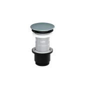 Korki do umywalek - Excellent Korek klik-klak umywalkowo-bidetowy czarny mat, mint blue - miniaturka - grafika 1