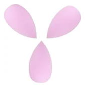 Gąbeczki do makijażu - Sleek Shine Mini Blender 3D Latex Free Gąbka 3szt - miniaturka - grafika 1