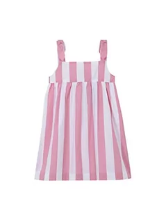 Gocco Sukienka w paski dla dziewczynek, Różowy, 3-4 lat - Sukienki - miniaturka - grafika 1