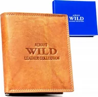 Portfele - Always Wild Duży, skórzany portfel męski - Always Wild NoSize - miniaturka - grafika 1