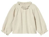 Bluzki dla niemowląt - lupilu® Koszulka niemowlęca z bawełny muślinowej (Beżowy, 50/56) - miniaturka - grafika 1