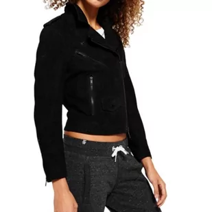 Kurtka damska Superdry Mhairi Nubuck Leather ramoneska-L - Kurtki damskie - miniaturka - grafika 1