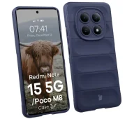 Etui i futerały do telefonów - Bizon Tur do Xiaomi Redmi Note 15 5G / Xiaomi POCO M8 5G Granatowy - miniaturka - grafika 1