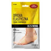 Ortezy, stabilizatory i opaski elastyczne - Pani Teresa, opaska elastyczna stawu skokowego PT 0303, skarpetka, bezszwowa, czarna, rozmiar M, 1 sztuka - miniaturka - grafika 1