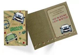 Kukartka Karnet DK-750 Urodziny (samochody) - Kukartka - Kartki okolicznościowe i zaproszenia - miniaturka - grafika 1