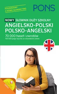 Nowy słownik duży szkolny angielsko-polski, polsko-angielski - Książki do nauki języka angielskiego - miniaturka - grafika 1