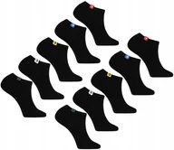 Skarpetki męskie - Stopki Skarpetki Męskie Bawełniane Skarpety Czarne MORAJ 10PAR Zestaw 39-42 - miniaturka - grafika 1