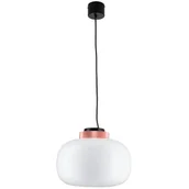 Lampy sufitowe - KKS LAMPA wisząca KKS 9969P/B MILKY szklana OPRAWA loft LED 7W 3000K zwis bursztynowy KKS 9969P/B MILKY - miniaturka - grafika 1