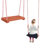 Place zabaw - Springos Drewniana huśtawka ogrodowa dla dzieci bujak HS02 - miniaturka - grafika 1
