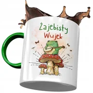 Kubki - Kubek Zielony dla Wujka Wuja Wujaszka Prezent z Nadrukiem ze Zdjęciem + Opakowanie na prezent (wzór 04) - miniaturka - grafika 1