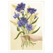 Kartki okolicznościowe i zaproszenia - HENRY HENRY Karnet B6 Chabry dłoń 448782 - miniaturka - grafika 1