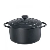 Garnki - Kuchenprofi GARNEK ŻELIWNY Z POKRYWKĄ PROVENCE 3,2 L CZARNY FREEFORM KU-0401001022 - miniaturka - grafika 1