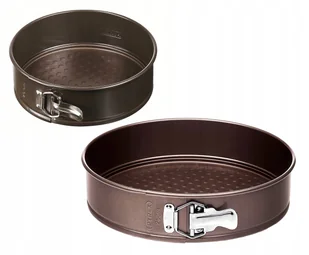 2 x Forma blacha tortownica okrągła Ø 20 cm, Ø 26 cm Asimetria Pyrex - Formy do ciast - miniaturka - grafika 1