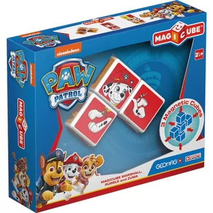 Geomag Geomag Magicube Paw Patrol Marshall Rubble and Zuma GM1078 - Układanki dla dzieci - miniaturka - grafika 2