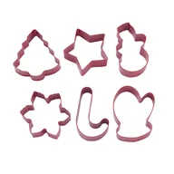 Formy do ciast - Kpl. 6 Wykrawaczy Nierdzewnych Christmas Cookies - miniaturka - grafika 1