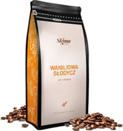 Cappuccino i kawy smakowe - Kawa ziarnista 1kg WANILIOWA SŁODYCZ 100% ARABICA Świeżo Palona do ekspresu + GRATIS - miniaturka - grafika 1