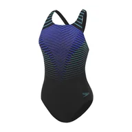 Stroje kąpielowe - Strój pływacki jednoczęściowy damski Speedo Digital Placement Medalist - miniaturka - grafika 1