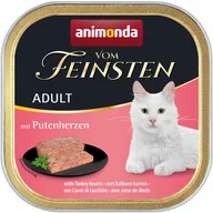 Mokra karma dla kotów - Animonda vom Feinsten Adult, 6 x 100 g - Serca indycze - miniaturka - grafika 1