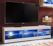 Szafki RTV - Szafka RTV / Komoda / Biała / Czarna / Dąb Wotan - miniaturka - grafika 1