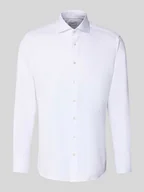 Koszule męskie - Koszula biznesowa o kroju modern fit z kołnierzykiem typu cutaway - miniaturka - grafika 1