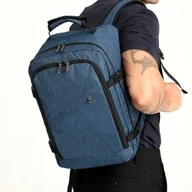 Plecaki - Plecak do Samolotu WIZZAIR RYANAIR 40x30x20 bagaż podręczny mały Expander - miniaturka - grafika 1