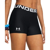 Spodnie sportowe damskie - Damskie legginsy krótkie treningowe Under Armour UA HG Shorty - czarne - UNDER ARMOUR - miniaturka - grafika 1