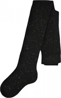 Rajstopy dziecięce - Rajstopy dziecięce ze złotą nitką, Noviti, czarne - miniaturka - grafika 1