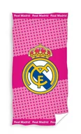 Ręczniki - Carbotex Real Madrid ręcznik plażowy ręcznik sauna ręcznik kąpielowy 70 X 140 Czerwony/różowy kobiet fanów: (RM173014-R) - miniaturka - grafika 1