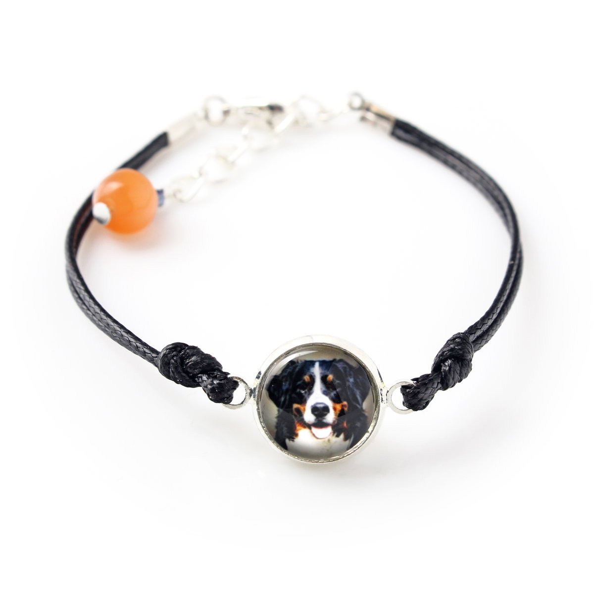 Berneński pies pasterski, Bernese Mountain Dog - bransoletka z twoim zdjęciem handmade, wyjątkowa biżuteria marki Art-Dog