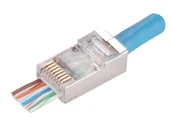 Kable miedziane - Wtyk przelotowy RJ45 STP kat.6 (op.100 szt) ALANTEC - ALANTEC - miniaturka - grafika 1