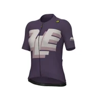 Koszulki rowerowe - Koszulka rowerowa damska Alé Cycling PR-E Sauvage M Fioletowy - miniaturka - grafika 1