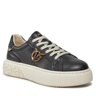 Sneakersy damskie - Sneakersy Pinko Yoko 01 SS0003 P014 Czarny - miniaturka - grafika 1