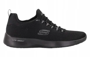 Buty męskie Skechers Dynamight 58360-BBK niskie czarne 44 - Buty sportowe męskie - miniaturka - grafika 1