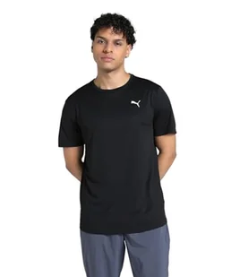 M TAD Essential Poly Texture Tee PUMA Black - Koszulki męskie - miniaturka - grafika 1