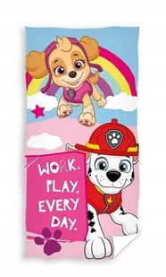 RĘCZNIK bawełniany PSI PATROL 70x140 SKYE - Okrycia kąpielowe dla dzieci - miniaturka - grafika 1
