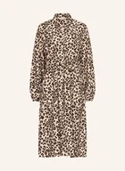 Sukienki - Msch Copenhagen Sukienka Koszulowa Mschkalani Z Falbankami braun - miniaturka - grafika 1