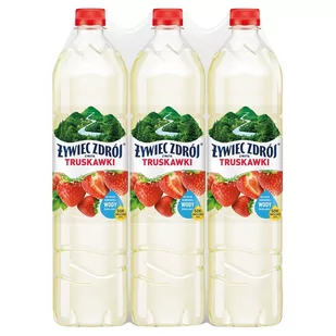 Żywiec Zdrój Napój niegazowany z nutą truskawki 6 x 1,2 l - Woda - miniaturka - grafika 1